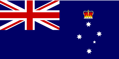 ビクトリアの旗のベクトル グラフィック